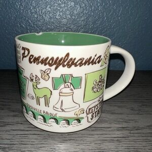 Starbucks Pennsylvania Been There Series BTS Collection Coffee Mug 14oz *chipped